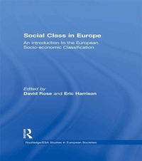 Enlarge image Cover: Social Class in Europe - Routledge