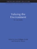 Cover: Valuing the Environment - Routledge