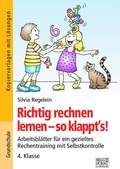 Cover: Richtig rechnen lernen - so klappt&acute;s! 4. Klasse - Brigg