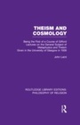 Cover: Theism and Cosmology - Routledge