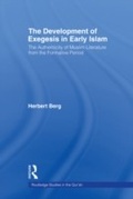 Cover: The Development of Exegesis in Early Islam - Routledge