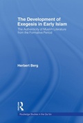 Cover: The Development of Exegesis in Early Islam - Routledge