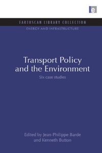 Enlarge image Cover: Transport Policy and the Environment - Earthscan Ltd