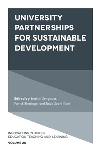 Enlarge image Cover: University Partnerships for Sustainable Development - Emerald Publishing Limited