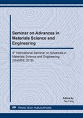 Cover: Seminar on Advances in Materials Science and Engineering - Trans Tech Publications Ltd