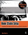 Cover: Home Studio Setup - Routledge