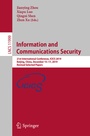Cover: Information and Communications Security - Springer