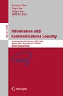 Cover: Information and Communications Security - Springer