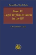 Cover: Basel III Legal Implementation in the EU - C.H.BECK