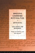 Cover: Specific Learning Difficulties (Dyslexia) - Routledge