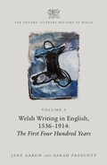 Cover: The Oxford Literary History of Wales - Oxford University Press