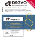 Cover: c't DSGVO 2020 - Was 2020 wirklich wichtig wird - Heise Medien