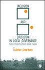 Cover: Inclusion and Exclusion in Local Governance - SAGE Publications Pvt. Ltd