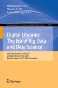 Cover: Digital Libraries: The Era of Big Data and Data Science - Springer