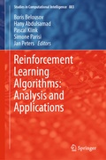 Cover: Reinforcement Learning Algorithms: Analysis and Applications - Springer