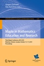 Cover: Maple in Mathematics Education and Research - Springer