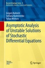 Cover: Asymptotic Analysis of Unstable Solutions of Stochastic Differential Equations - Springer