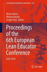 Enlarge image Cover: Proceedings of the 6th European Lean Educator Conference - Springer