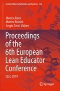 Cover: Proceedings of the 6th European Lean Educator Conference - Springer