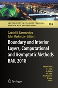 Cover: Boundary and Interior Layers, Computational and Asymptotic Methods BAIL 2018 - Springer