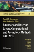 Cover: Boundary and Interior Layers, Computational and Asymptotic Methods BAIL 2018 - Springer