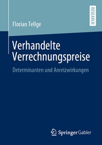 Abbildung von: Verhandelte Verrechnungspreise - Springer Gabler