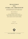 Cover: Reallexikon f&uuml;r Antike und Christentum - Hiersemann, A