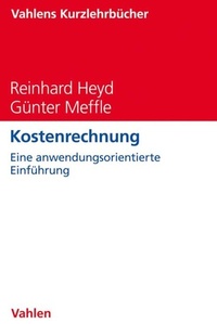 Abbildung von: Kostenrechnung - Vahlen