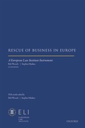 Cover: Rescue of Business in Europe - OUP eBook