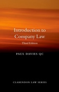 Cover: Introduction to Company Law - OUP eBook