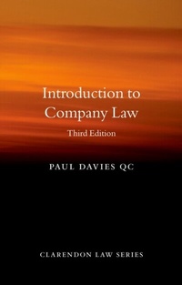 Abbildung von: Introduction to Company Law - OUP eBook