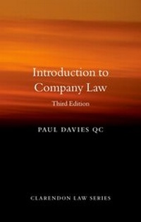 Abbildung von: Introduction to Company Law - OUP eBook