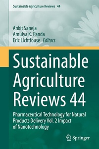 Abbildung von: Sustainable Agriculture Reviews 44 - Springer