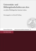 Cover: Universit&auml;ts- und Bildungslandschaften um 1800 - Franz Steiner Verlag
