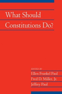 Enlarge image Cover: What Should Constitutions Do? - Cambridge University Press
