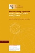 Cover: Multilateralizing Regionalism - Cambridge University Press