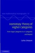 Cover: Homotopy Theory of Higher Categories - Cambridge University Press