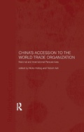 Cover: China's Accession to the World Trade Organization - Routledge
