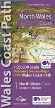 Cover: North Wales Coast Path Map - Northern Eye Books