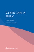 Cover: Cyber Law in Italy - Kluwer Law International