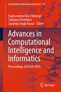 Cover: Advances in Computational Intelligence and Informatics - Springer
