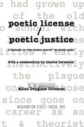 Cover: poetic license / poetic justice - Washington Street Press