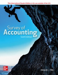 Enlarge image Cover: ISE Survey of Accounting - McGraw-Hill Education