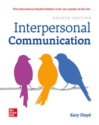 Enlarge image Cover: ISE Interpersonal Communication - McGraw-Hill Education