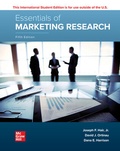 Cover: ISE Essentials of Marketing Research - McGraw-Hill Education
