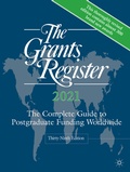 Cover: The Grants Register 2021 - Palgrave Macmillan