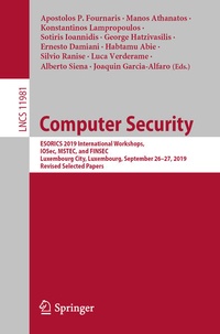 Enlarge image Cover: Computer Security - Springer