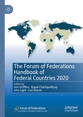 Cover: The Forum of Federations Handbook of Federal Countries 2020 - Palgrave Macmillan