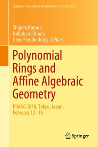 Enlarge image Cover: Polynomial Rings and Affine Algebraic Geometry - Springer