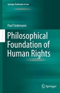 Cover: Philosophical Foundation of Human Rights - Springer